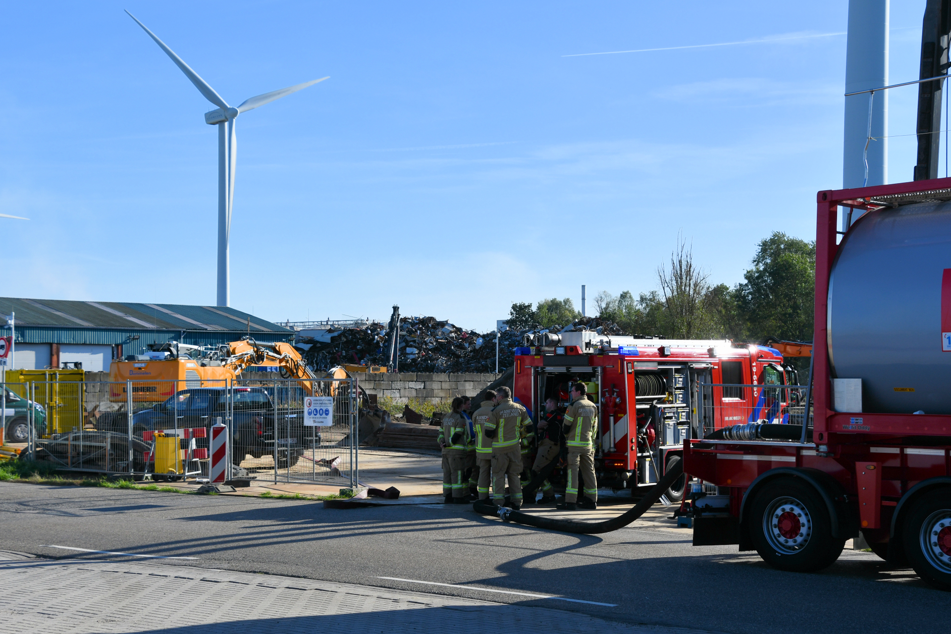Gaslekkage bij brandweerkazerne Terneuzen verholpen
