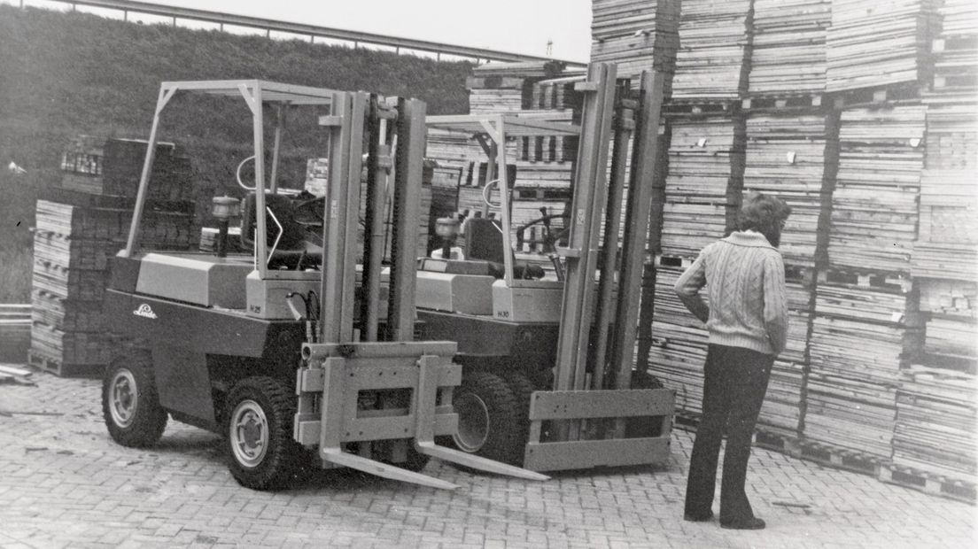 In 1970 komen er nieuwe heftrucks bij Faber in Assen