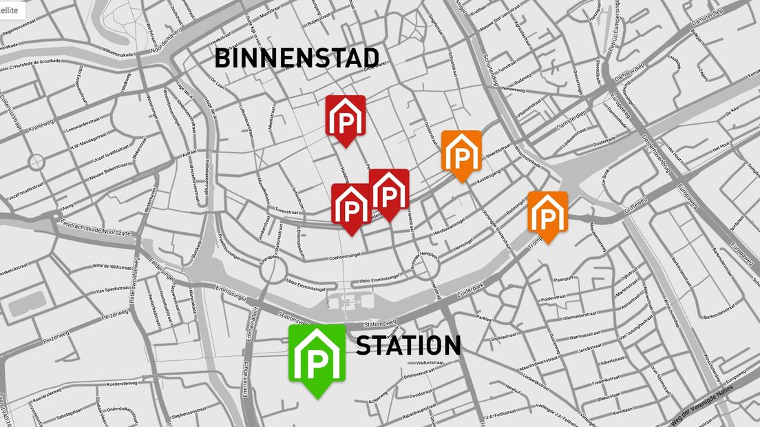 Parkeergarages die weg gaan of weg moeten van GroenLinks