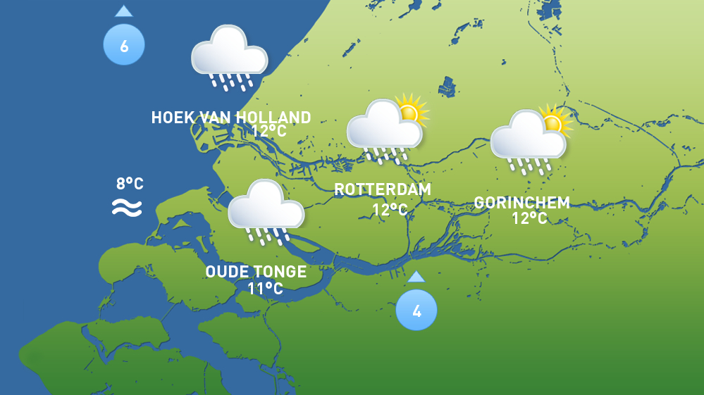 Het weer van donderdag 18 december.