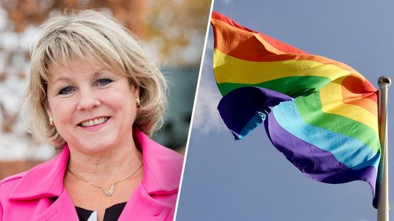 Hier in Oldebroek wordt op Coming-Outdag wel de vlag gehesen en de burgemeester is erbij