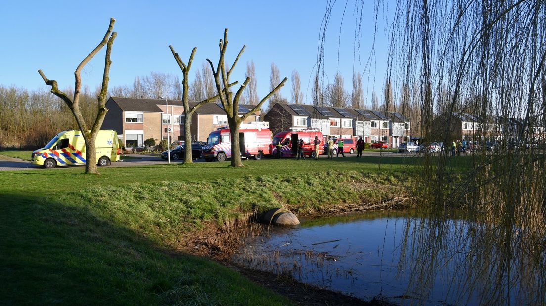 Kind te water geraakt in een moerasachtig gebied in Sas van Gent