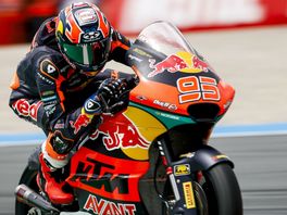 Collin Veijer zet eerste polepostion in Moto2 om in podiumplaats