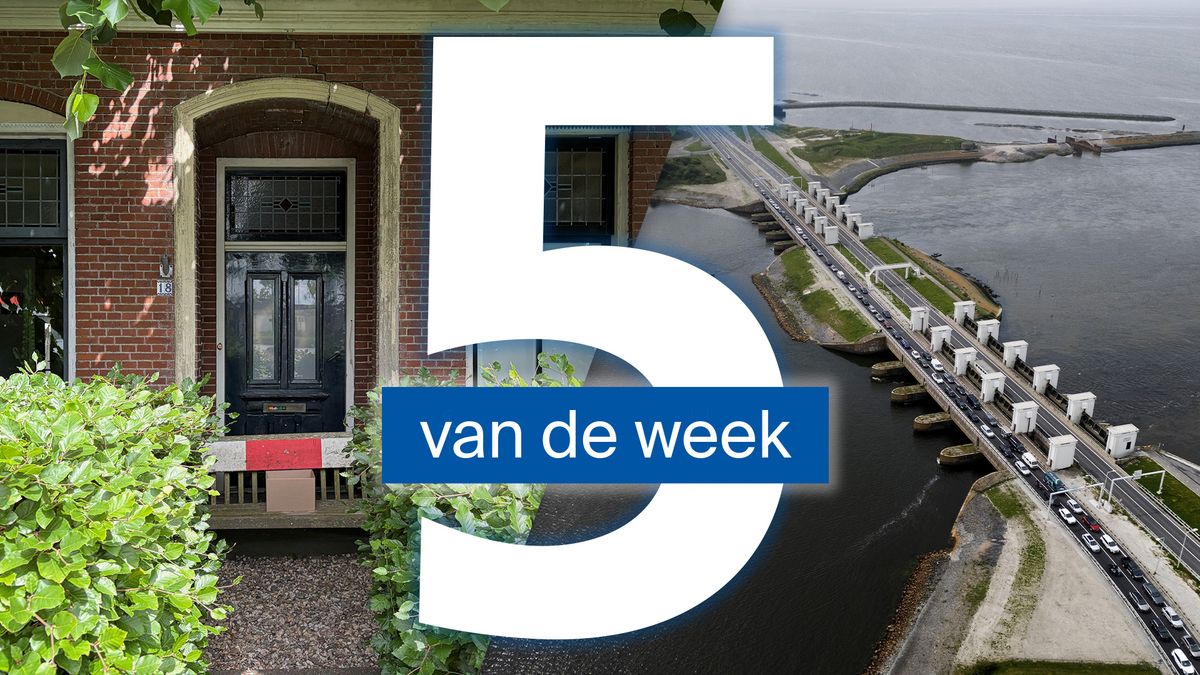 Huis in Augustinusga verzakt richting kanaal en wat zit er onder de Afsluitdijk?