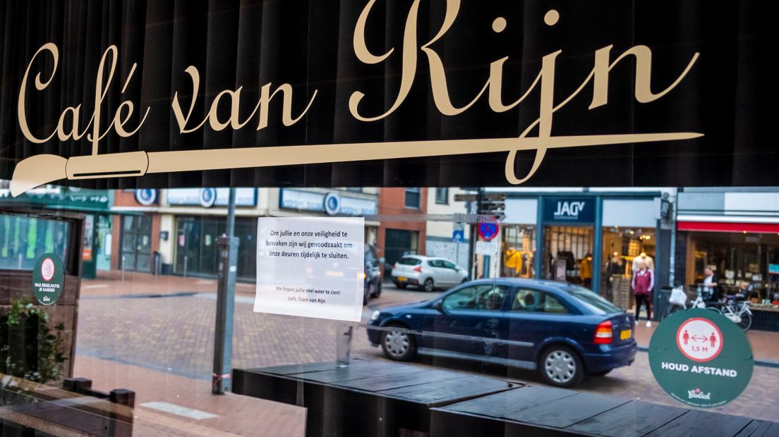 Cafe van Rijn in Nijmegen ging eerder al dicht.