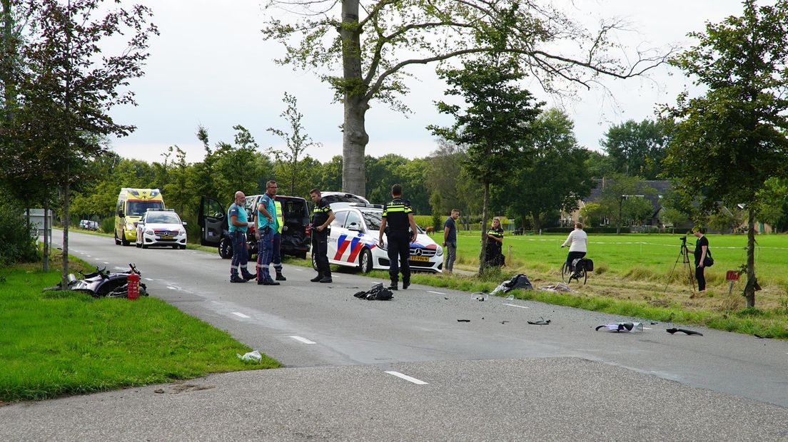 Ongeval met motorrijder in Schalkhaar