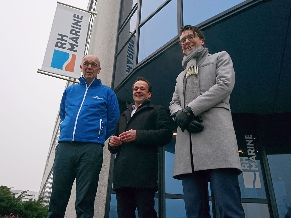 Hugo Loudon, Marcel Bregman en Edward Gilding