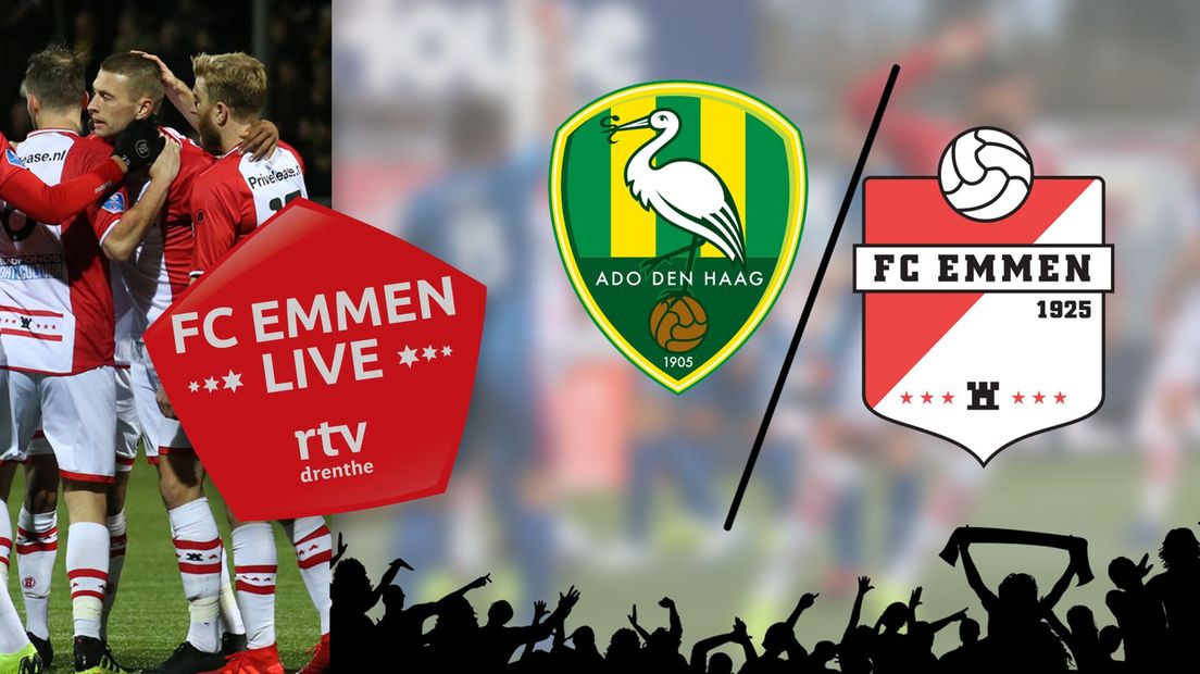 Volg ADO Den Haag - FC Emmen van minuut tot minuut (Rechten: RTV Drenthe)