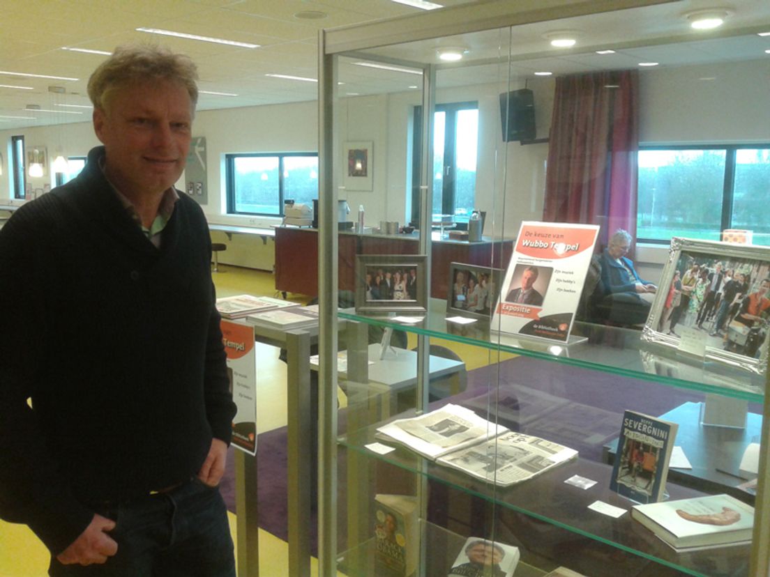 Tempel als burgemeester van Hellevoetsluis. Archieffoto