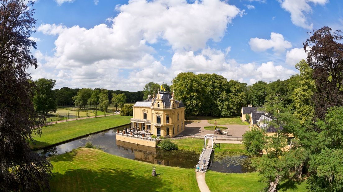 De Borg Nienoord vanuit de lucht