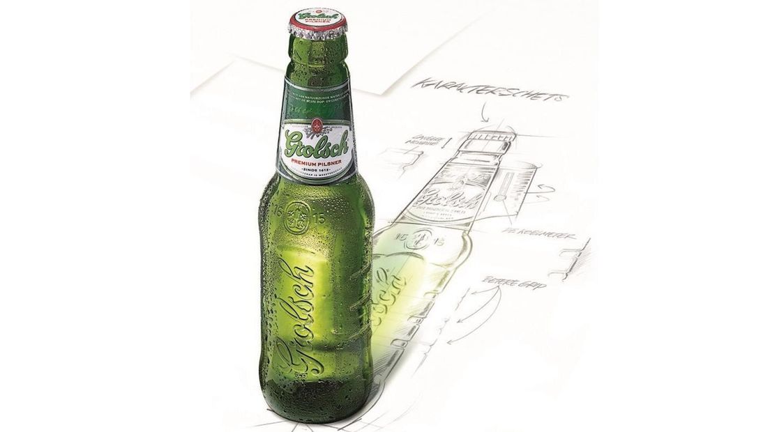 Het nieuwe flesje van Grolsch