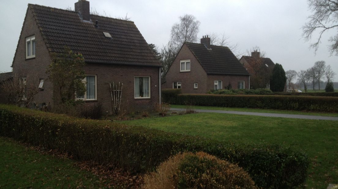 oude huurhuizen in Stuifzand