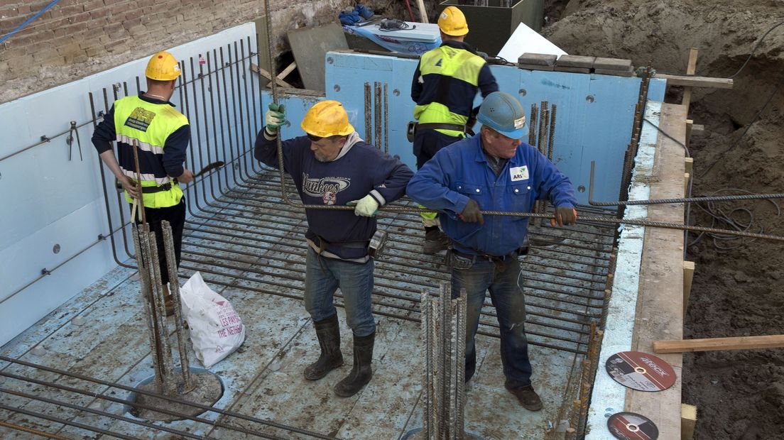 Bouwvakkers aan het werk