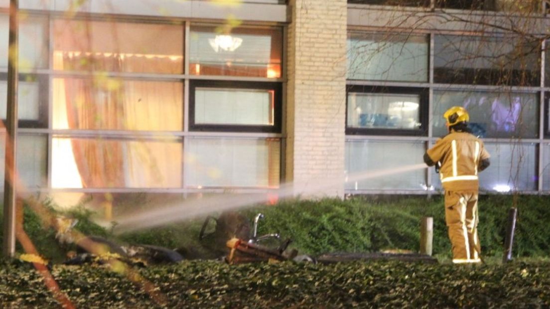 In de nacht van zaterdag op zondag was het ook al raak