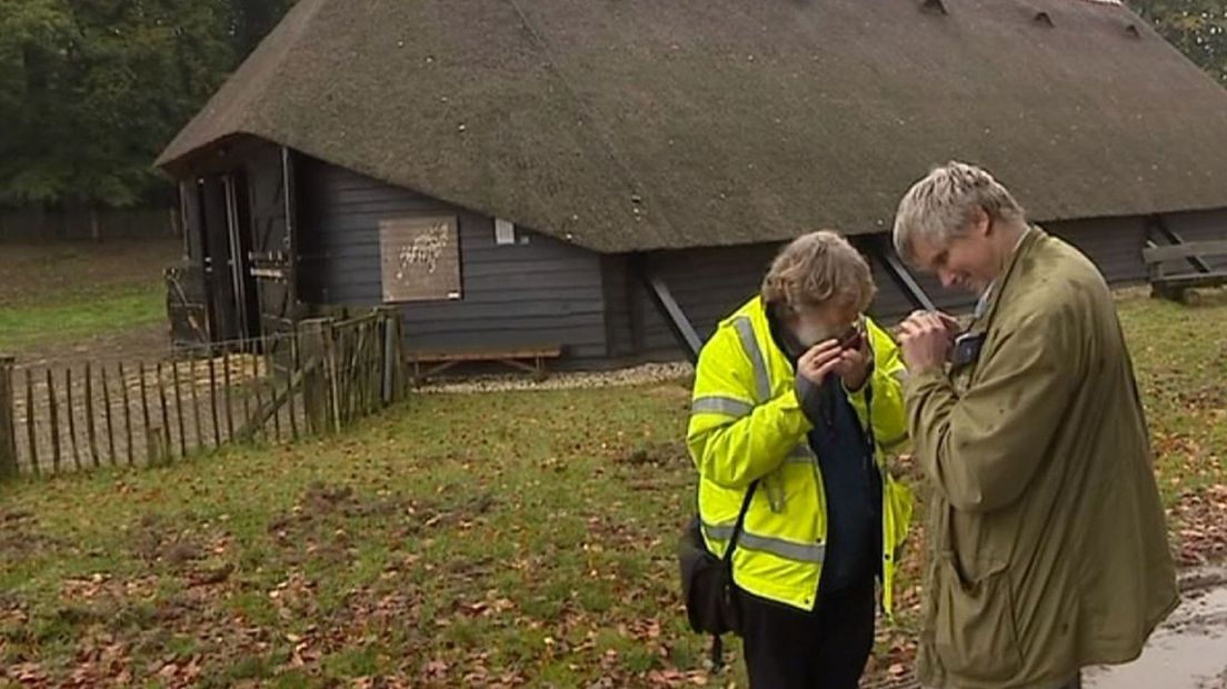 Bij de schaapskooi in Hoog Buurlo is een wandelroute voor blinden en slechtzienden.