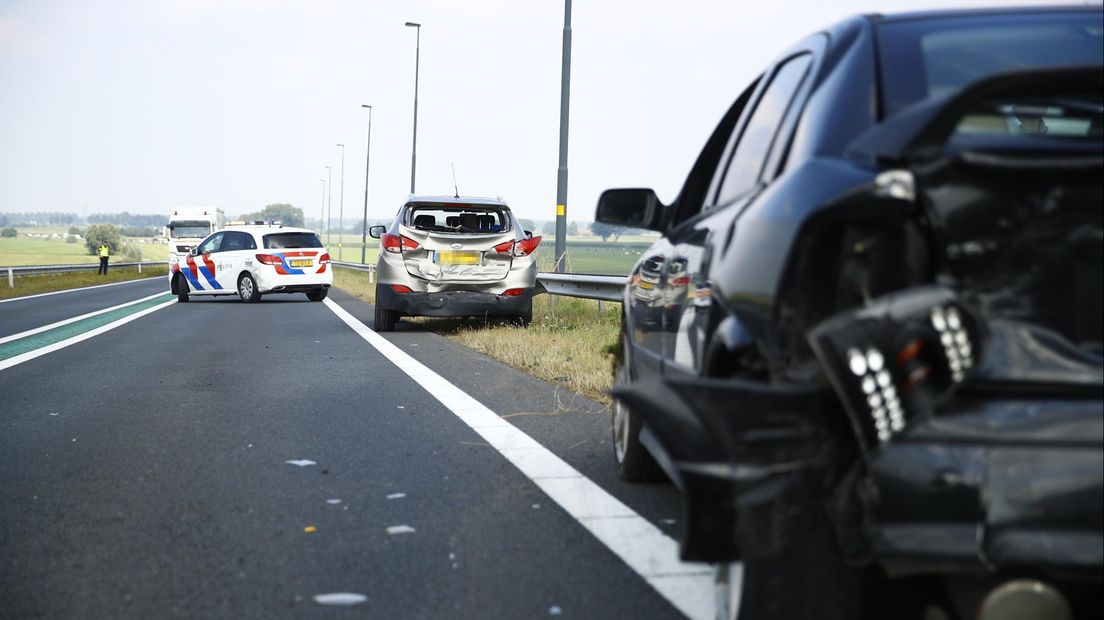 Weer botsing op N50