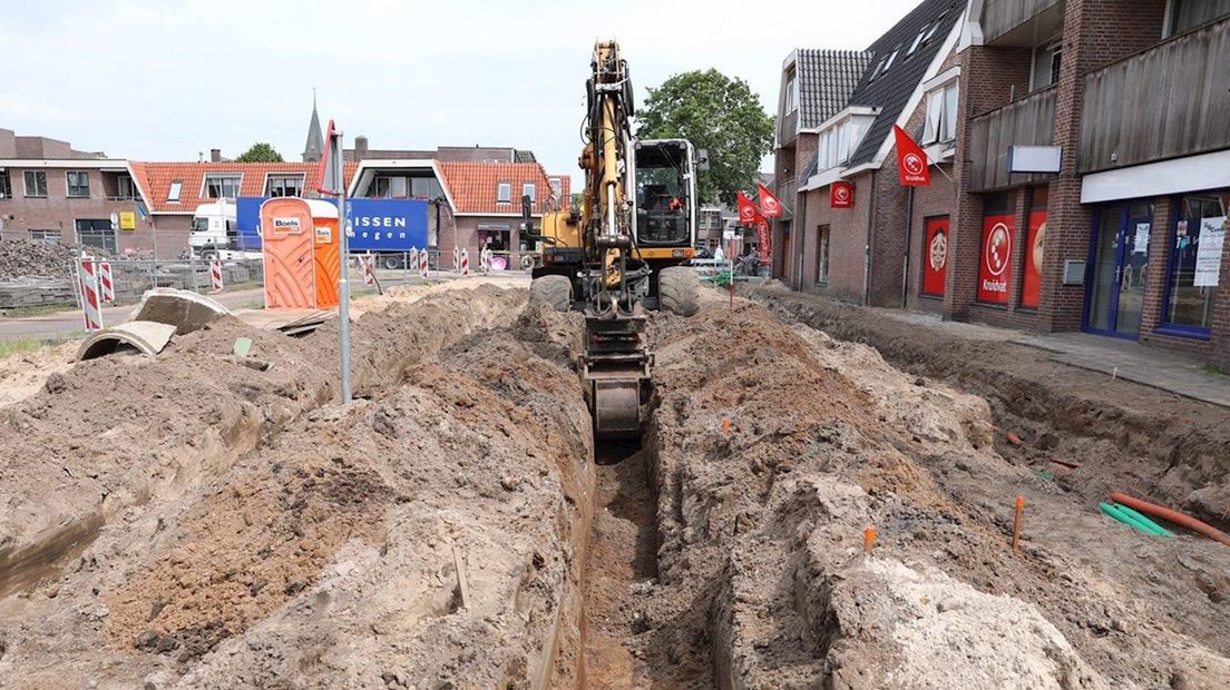 Gaslek veroorzaakt tijdens werkzaamheden