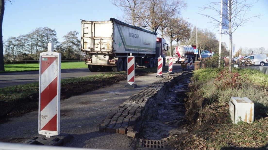 Schoonmaakwerkzaamheden op de Boerakkerweg