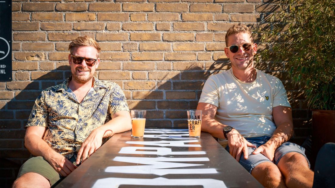 De twee oprichters en vrienden