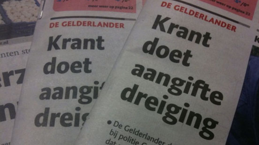 Bedreiger journalist nog weken vast
