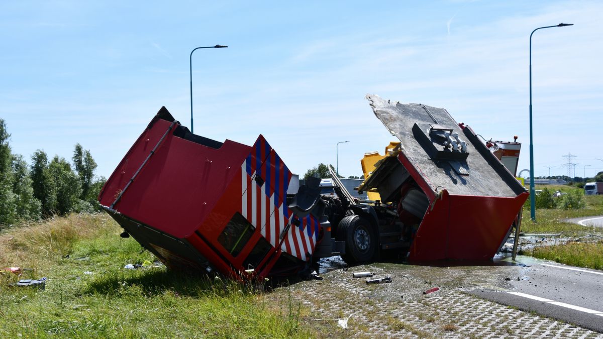 Toerit naar Westerscheldetunnel richting Borsele nog dicht na ernstig ongeluk