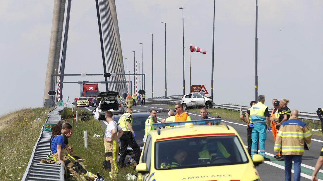 Fataal ongeval op Eilandbrug Kampen