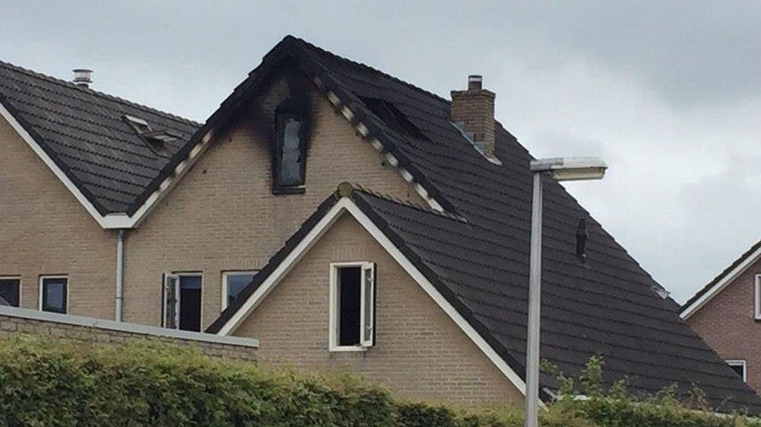 Woning in Nieuwleusen waar fatale brand woedde