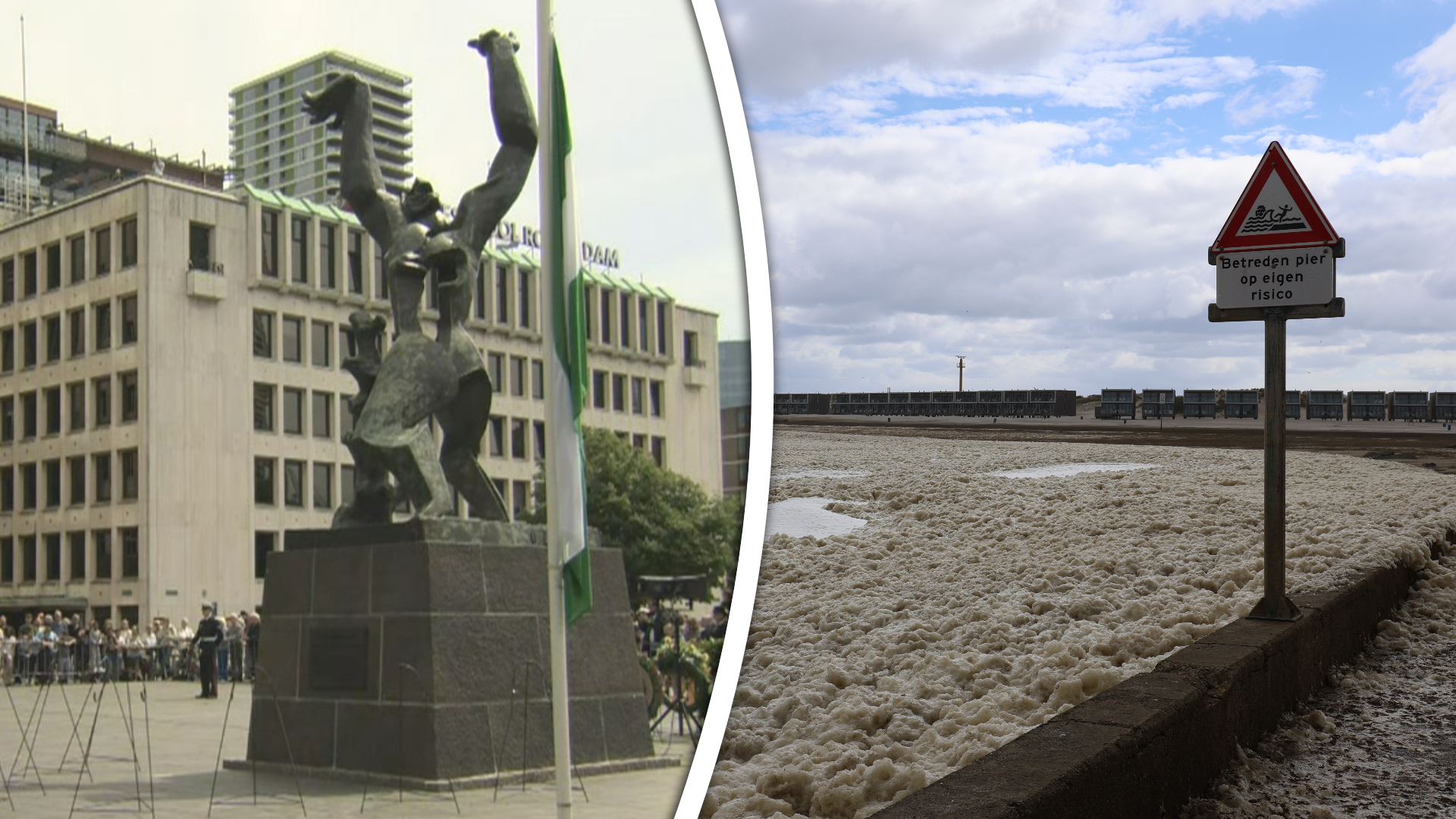 Hemelvaartsdag valt dit jaar samen met de herdenking van het bombardement op Rotterdam in 1940, maar ook (traditiegetrouw) met de opening van het strandseizoen.