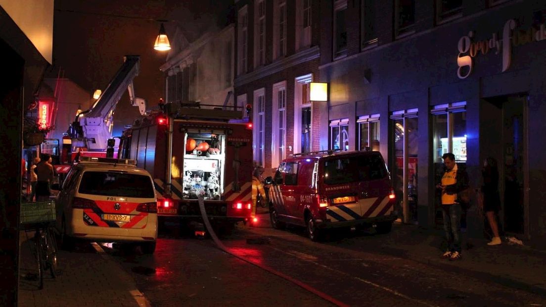 Brandstichting in pand Blijmarkt (11 juni 2014)