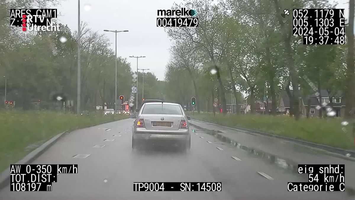 Snelle Audi misdraagt zich in Overvecht