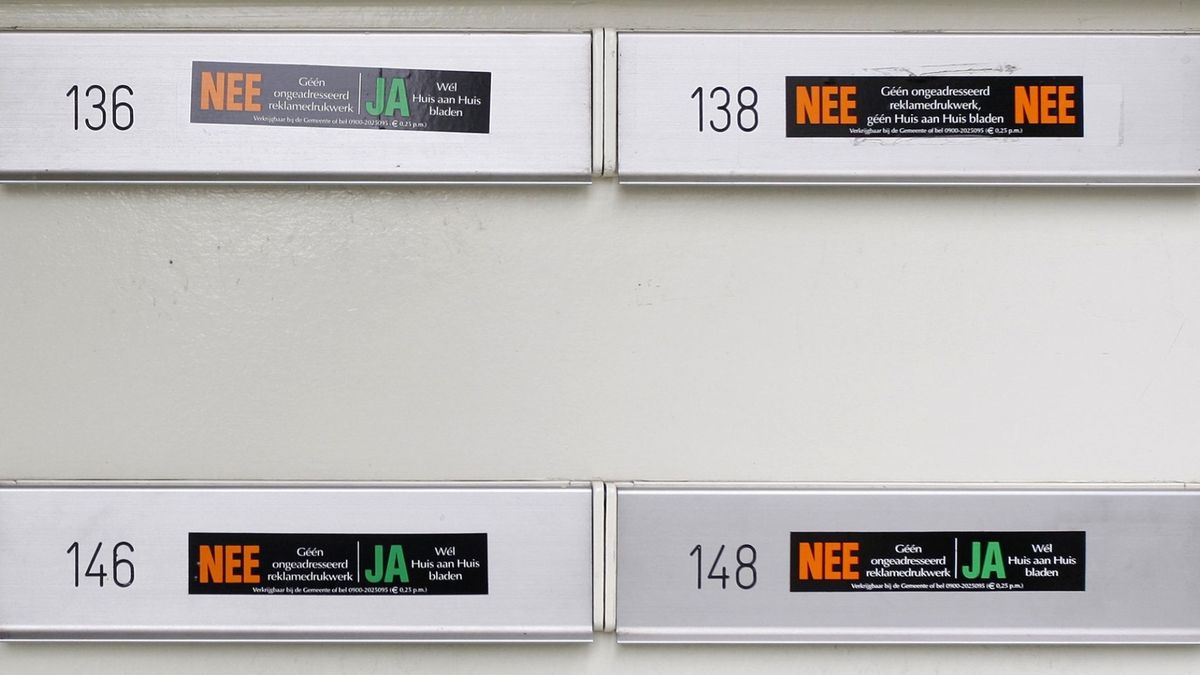 Deze gemeente doet ongewenste reclamepost in de ban