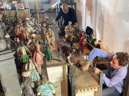 Olifant in het Pandhof, kindje Jezus onder de Dom: een Napolitaanse kerststal in een Utrechts jasje
