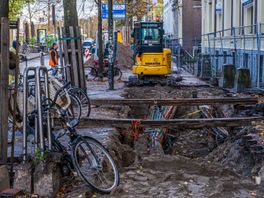 Binnenstad Den Haag op veel plekken een bouwput en er zijn nog veel grote plannen