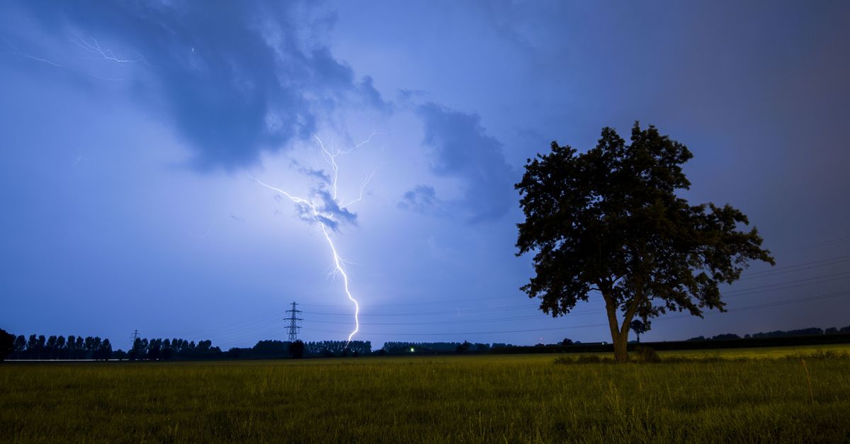 Warme zomerdag in Nederland