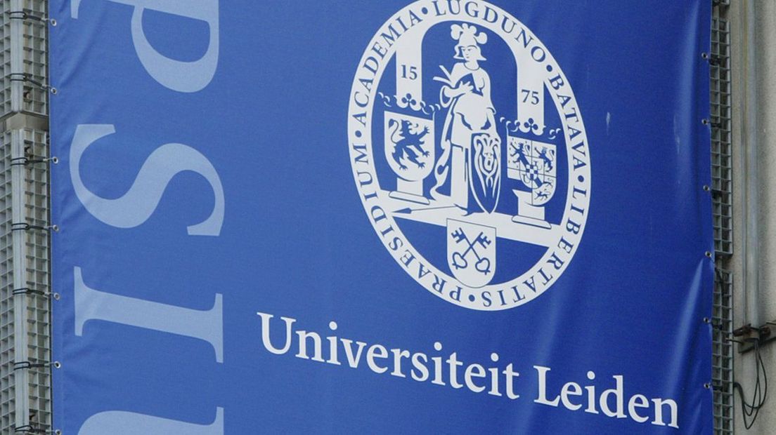 Het logo van de Universiteit Leiden. 