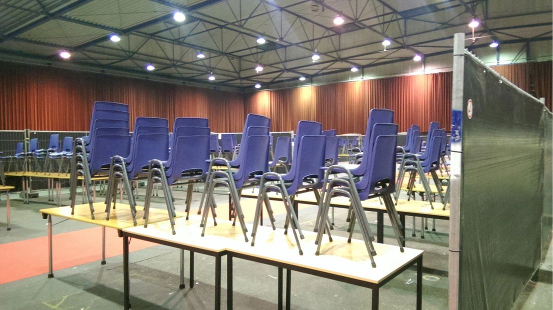 Laatste vluchtelingen weg uit IJsselhallen