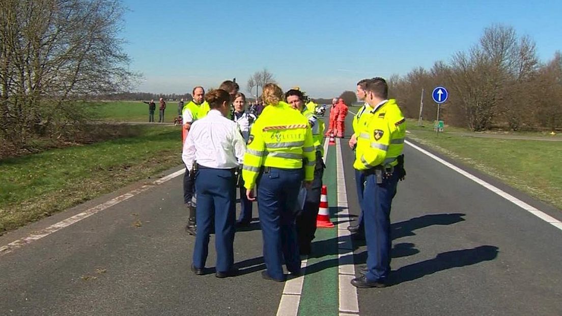 Ongeluk op N36 tussen Almelo en Dedemsvaart