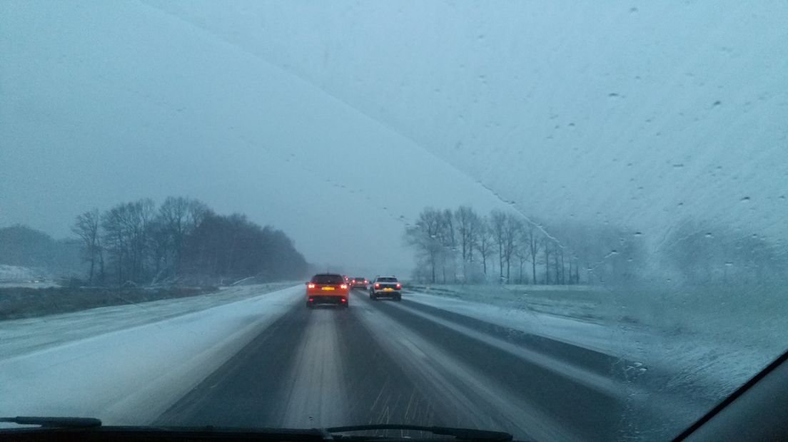 File op A28 (Rechten: RTV Drenthe)