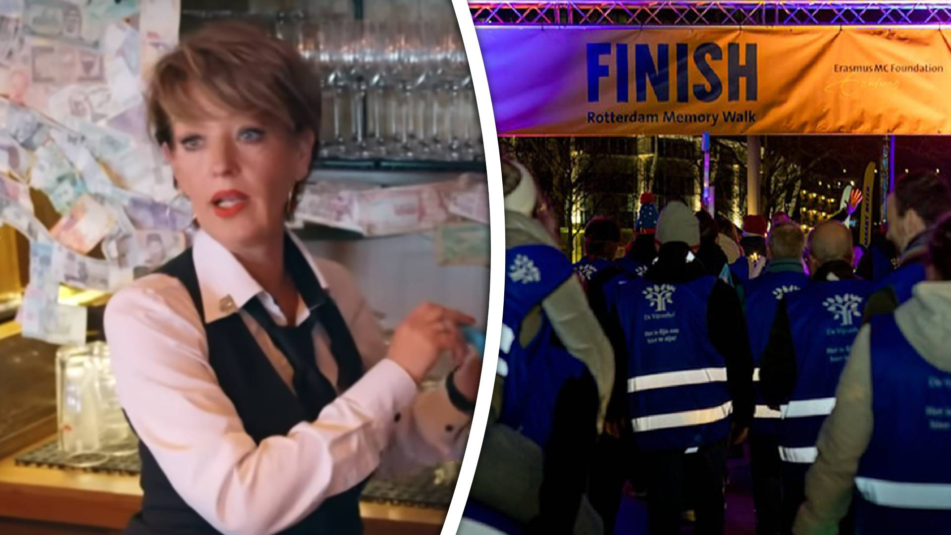 Sandy loopt in december mee met de Rotterdam Memory Walk.