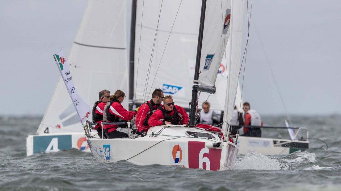 WSV Wolphaartsdijk in actie bij Scheveningen