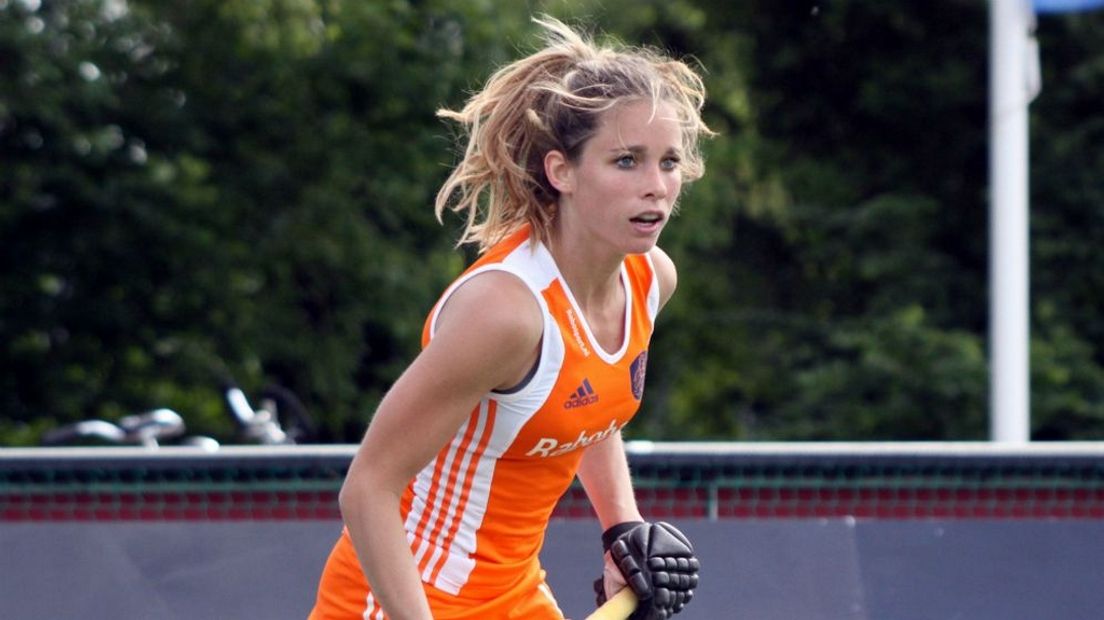 Ellen Hoog uit Bilthoven speelt voor Oranje.