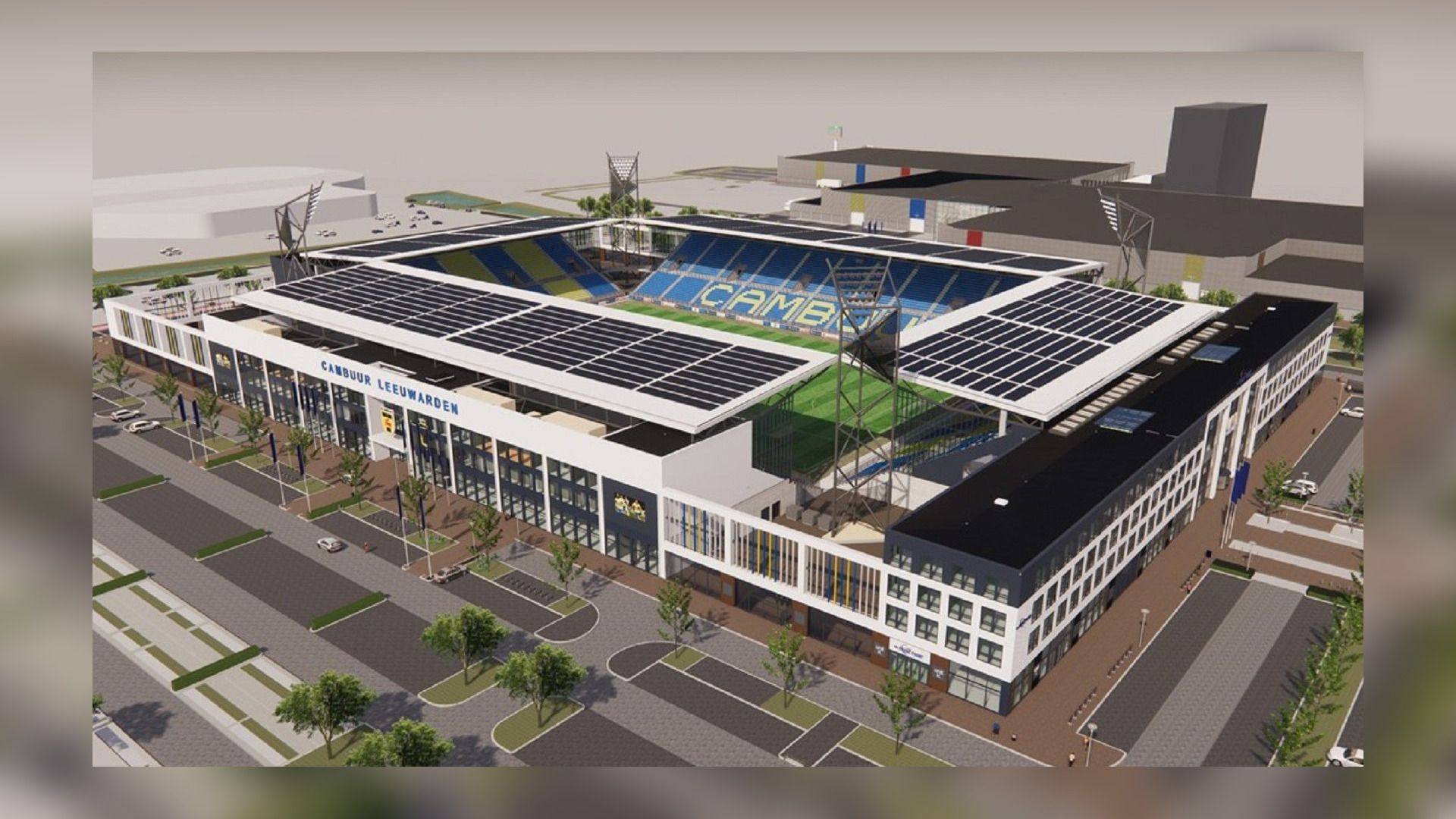 Impressie van het nieuwe Cambuurstadion