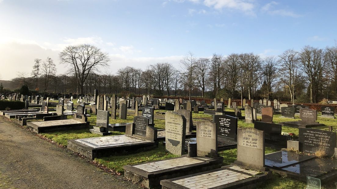 De begraafplaats van Midwolde