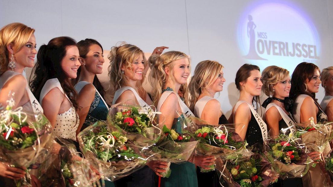 Finalisten Miss Overijssel Verkiezing