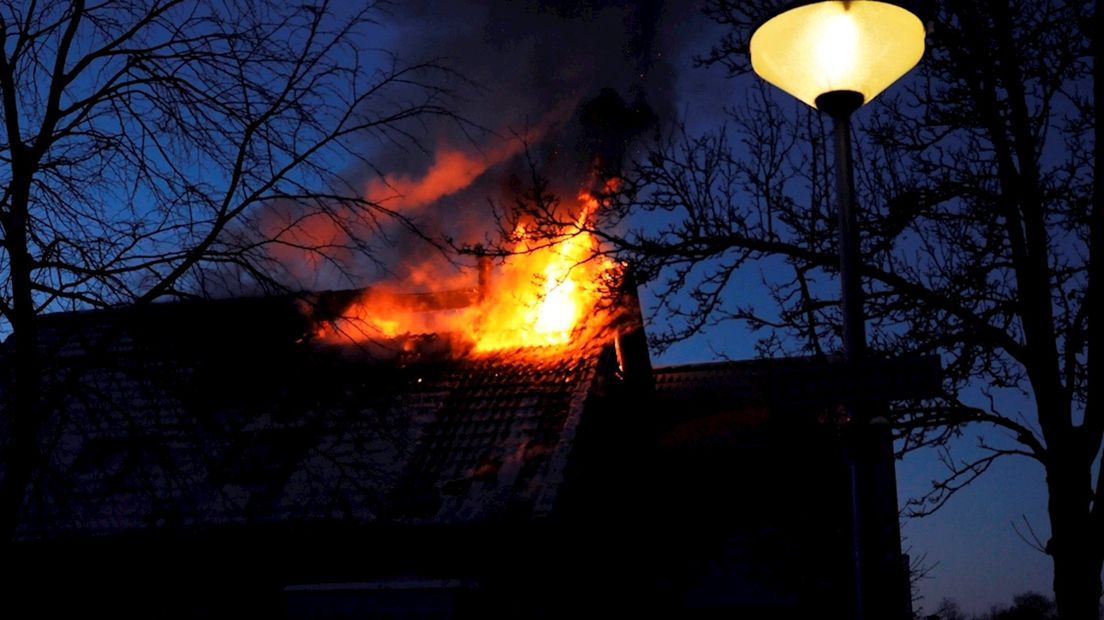 woningbrand in Haaksbergen