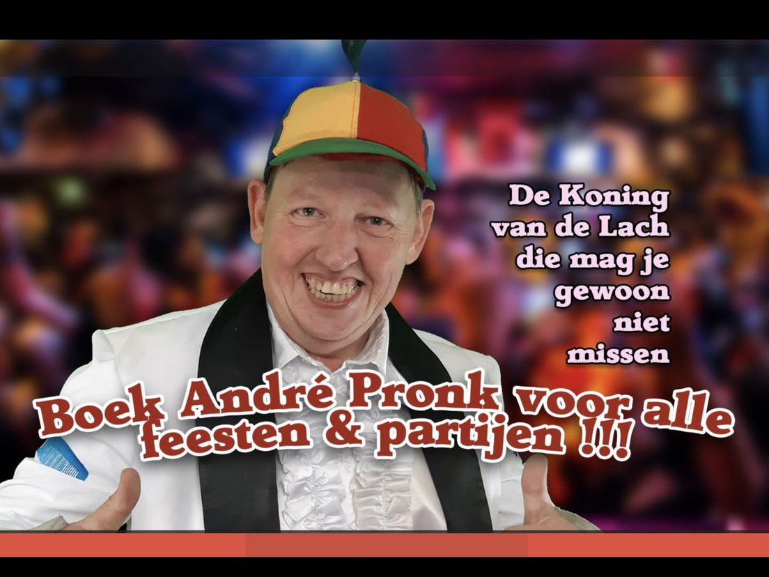 Entertainer André Pronk: "Ik houd zelf ook van gezelligheid en lol."