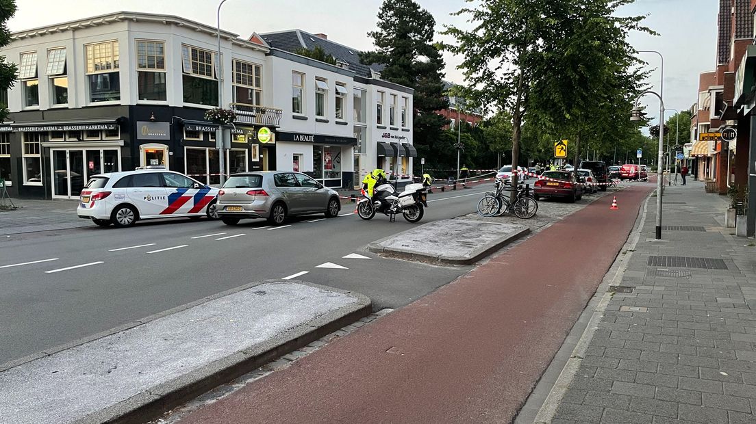 Politie zette de directe omgeving van de juwelier af
