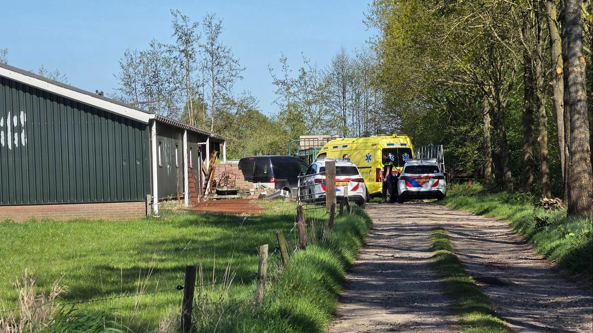 Ernstig bedrijfsongeval: man krijgt zware balk op hoofd