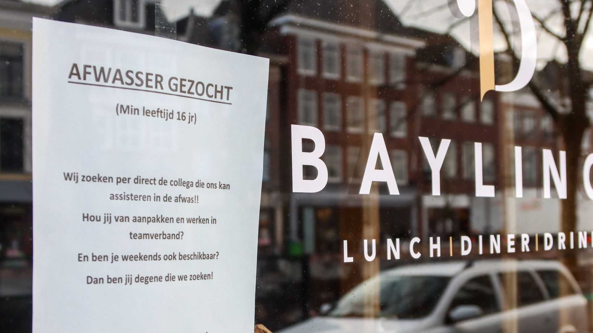 In restaurant yn Ljouwert siket personiel