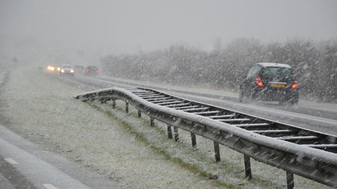 Sneeuw in Steenwijk